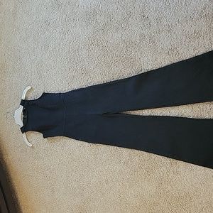 Flying Tomato black denim jumpsuit